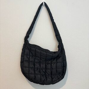 Black Quilted Shoulder Bag